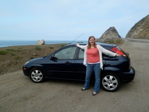 Ann and Lil' Blue at the beginning